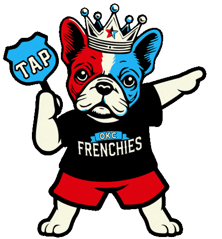 French Bulldog Sticker by OKC Frenchies