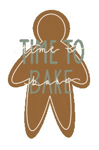 Baking Gingerbread Man Sticker