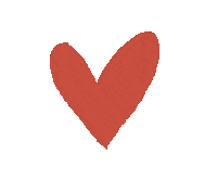 simonedecaluwe love heart pink red Sticker
