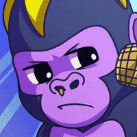 Monkey Mic Drop GIF by CyberKongz Official