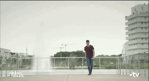 Walking Akim GIF by Un si grand soleil