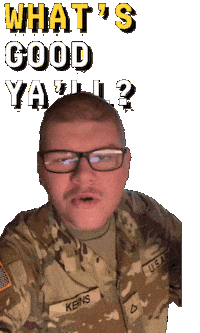 Excited Us Military Sticker by Only_Reilly