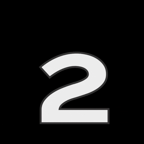 sofiguimaraes giphyupload number numbers two GIF