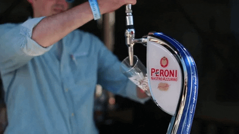 beer alcohol GIF by MADE Fashion Week