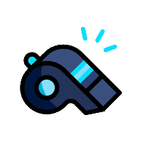 Whistle Apito Sticker by Alcif Mais