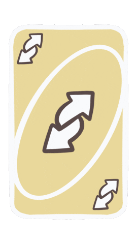 Reverse Card Game Sticker