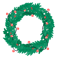 Happy Merry Christmas Sticker by Nora Fikse