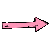 Flecha Rosa Sticker