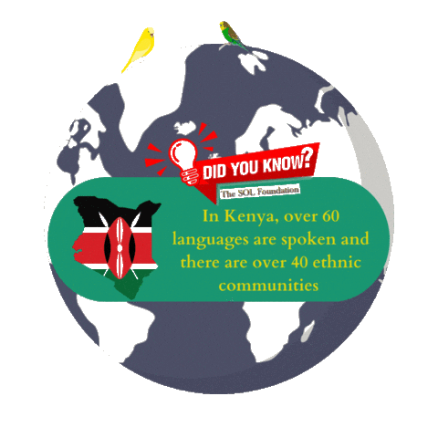 World Facts Sticker by The SOL Foundation