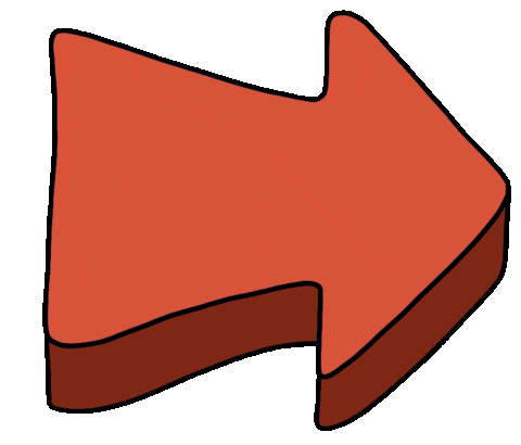 Show Arrow Sticker by Rafs Design