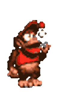 Donkey Kong Juggling Sticker