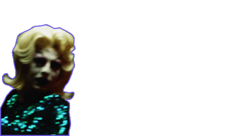 drag queen dancing Sticker by Bastille Dan