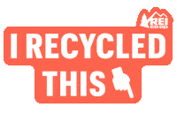 Stop I Cant Sticker by REI