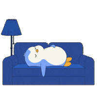 Good Night Dreaming Sticker by Pudgy Penguins