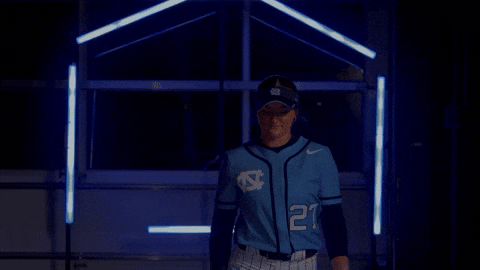 Softball Arms Crossed GIF by UNC Tar Heels