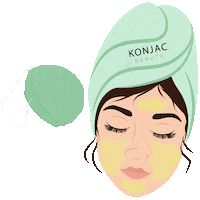 Konjacbeauty beauty face skincare skin Sticker