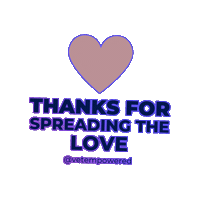 Thanks For Sharing Share Sticker by Vet Empowered