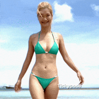 Blue Water Smile GIF