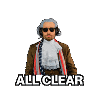 Its All Good Coast Is Clear Sticker