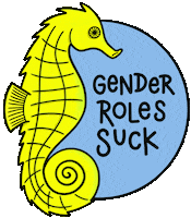 Sea Creature Gender Stereotypes Sticker