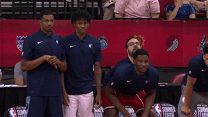 Excited Memphis Grizzlies GIF by NBA