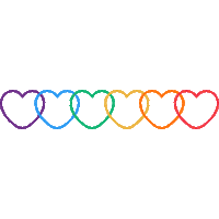 Love Is Love Hearts Sticker by GlassesUSA