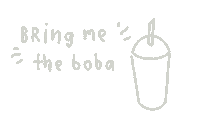 Bubbles Boba Sticker