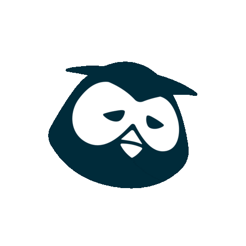 Happy Owl Sticker by Hootsuite