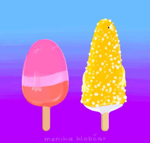 Happy Ice Cream GIF by Monika Klobcar