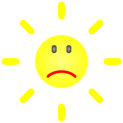 ptrusted giphyupload sad mood sun Sticker