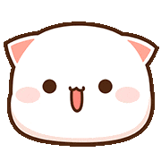 Cat Peach Sticker