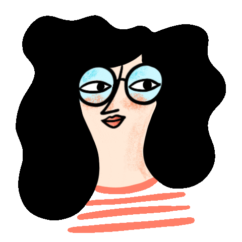Hair Lady Sticker
