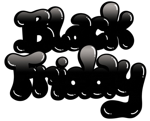 Black Friday Sticker by Natalie Michelle Watson