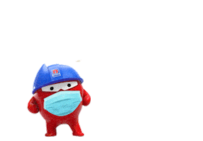 NipponPaintMalaysia nippon blobby malaysia day frontliner Sticker
