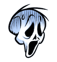 Sad Scream Sticker