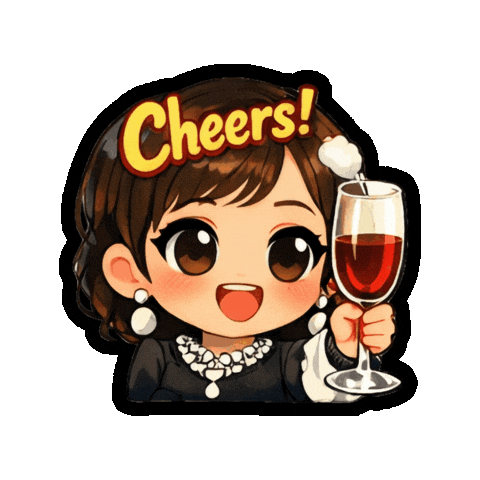 Happy Cheers Sticker by L.I. Productions