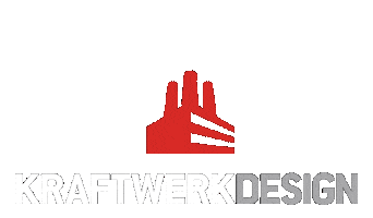 kraftwerkdesign logo factory kraftwerkdesign Sticker