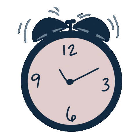 Alarm Clock Sticker by Scaled Accounting Solutions