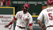 Home Run Baseball GIF by Cincinnati Reds