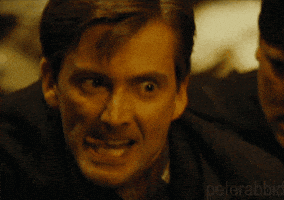 Angry David Tennant GIF