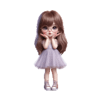 Girl Sticker