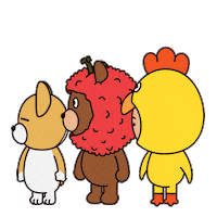 Korea Lol Sticker by LYCHEE AND FRINEDS