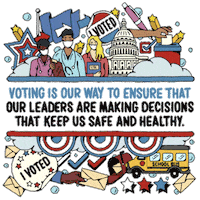 Voting Rights Sticker by Creative Courage