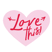 Love This Sticker by G Graphics Studio