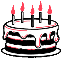 Happy Birthday Sticker by CHROME STUDIO
