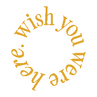 Wish You Were Here Travel Sticker by taryn mercedes web design