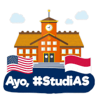 america university Sticker by U.S. Embassy Jakarta