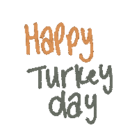 HunnyandCo fall autumn thanksgiving turkey Sticker
