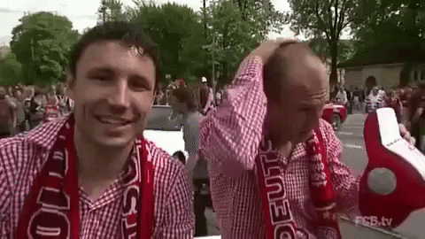 soccer celebration GIF by FC Bayern Munich