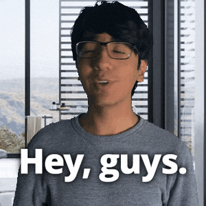 Showing Up Look Here GIF